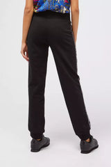 Custo Barcelona Schwarze Baumwoll-Sweatpants für Damen