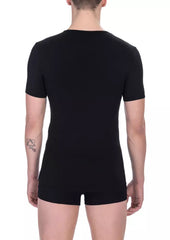 Bikkembergs Black Cotton Men T-Shirt Pack