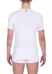 Bikkembergs White Cotton Men T-Shirt Pack