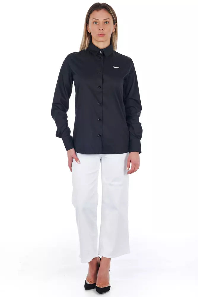 Frankie Morello Weiße Baumwoll-Damen-Cropped-Hose