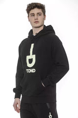 Tond Zwart Katoenen Heren Sweater