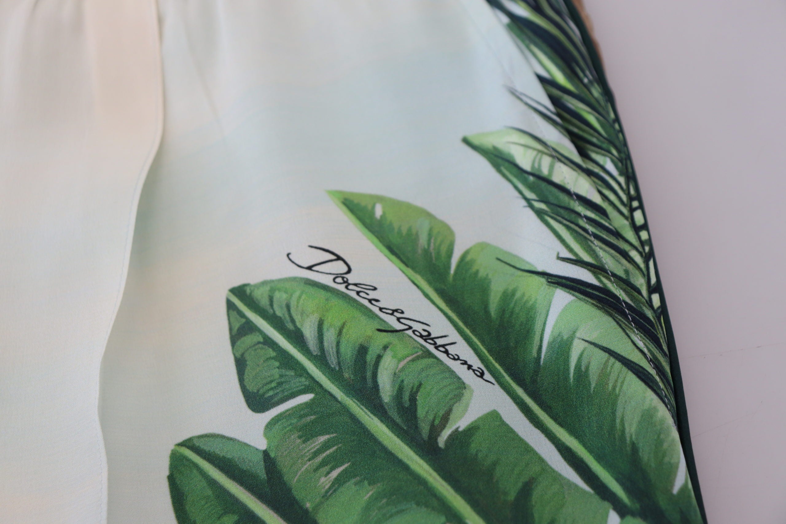 Dolce & Gabbana Weiße Jogginghose für Herren mit Blumenprint
