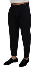 Dolce & Gabbana Zwarte Katoenen Chino Formele Broek
