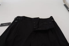Dolce & Gabbana Zwarte Katoenen Chino Formele Broek