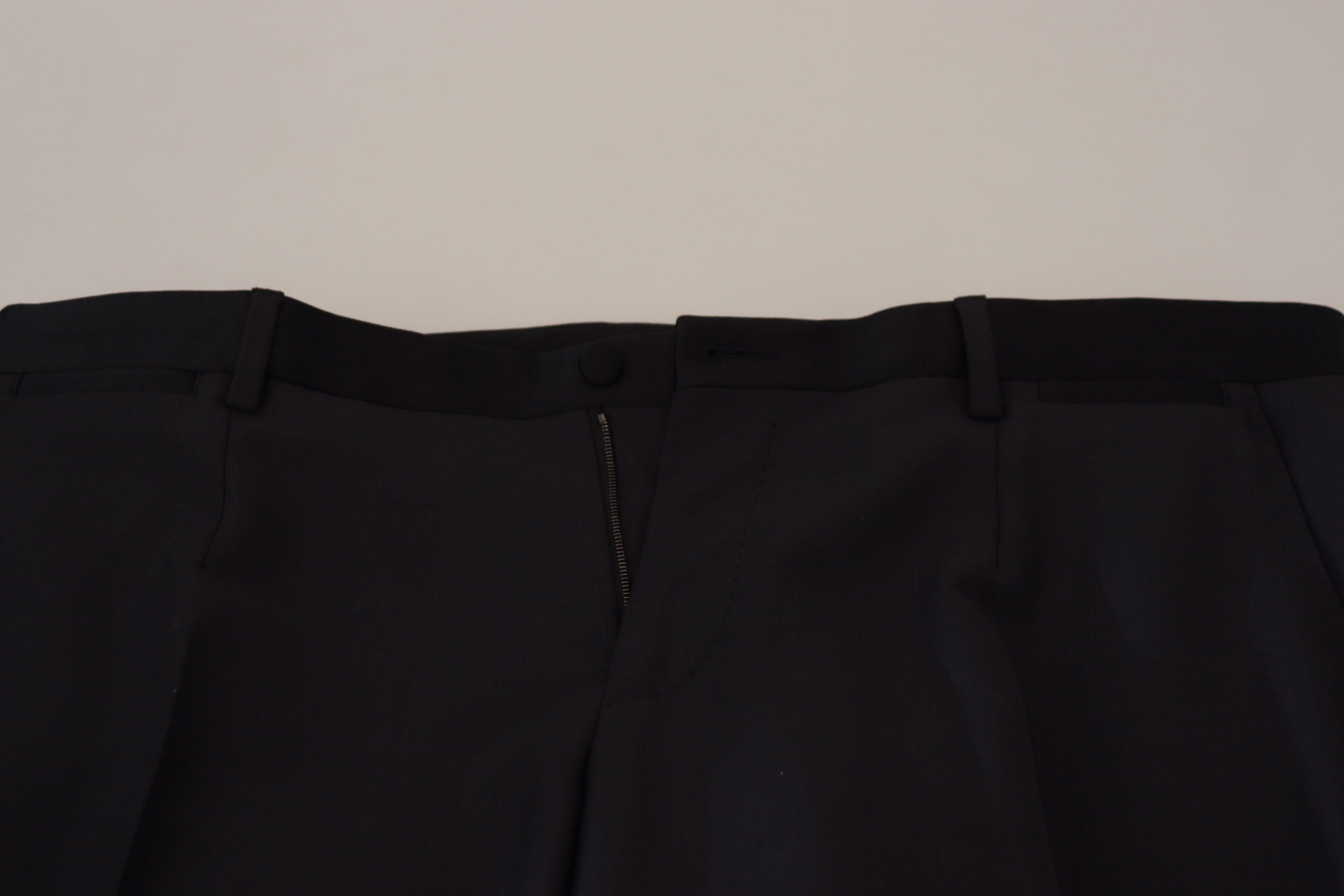 Dolce & Gabbana Schwarze Herren-Anzughose aus Wolle