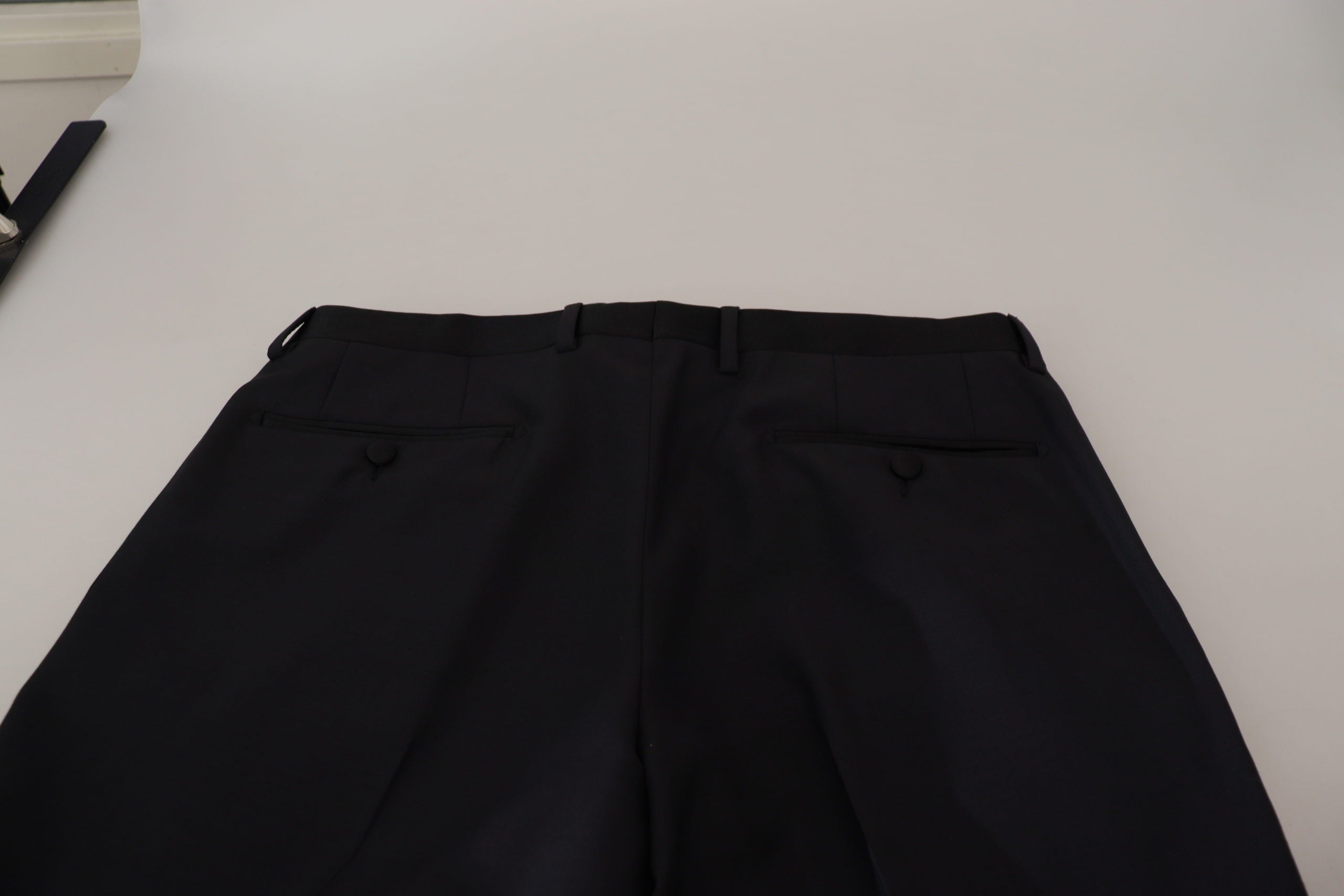 Dolce & Gabbana Schwarze Herren-Anzughose aus Wolle