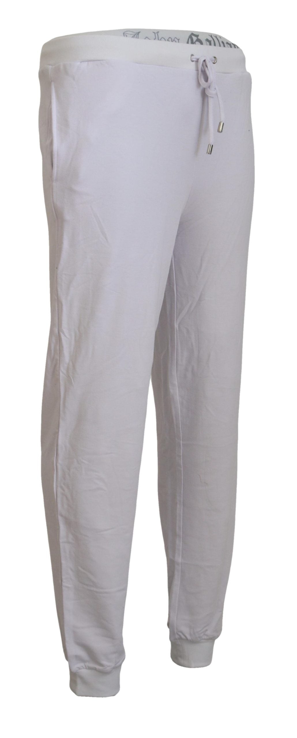 John Galliano Weiße Baumwolle Logo Herren Jogginghose