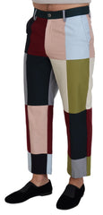 Dolce & Gabbana Multikleurige Katoenen Patchwork Broek