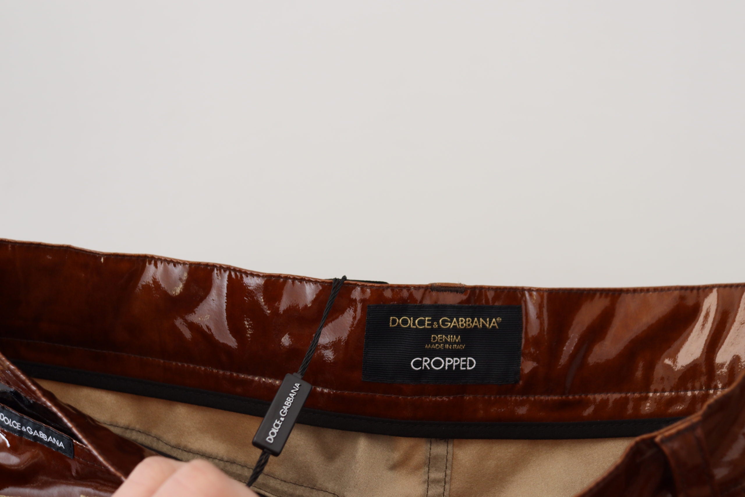 Dolce & Gabbana Multicolor Shining Slim Fit Herren-Jeans