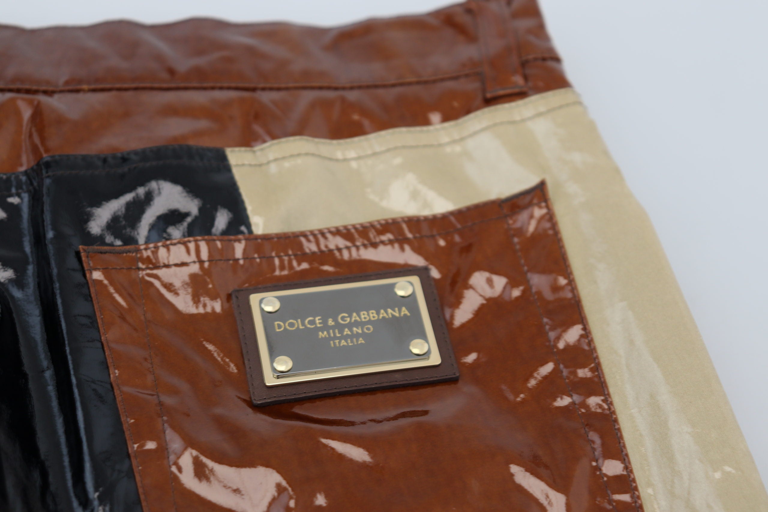 Dolce & Gabbana Multicolor Shining Slim Fit Herren-Jeans