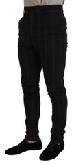 Dolce & Gabbana Schwarze Chino-Hose aus Wolle für Herren