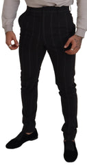 Dolce & Gabbana Schwarze Chino-Hose aus Wolle für Herren
