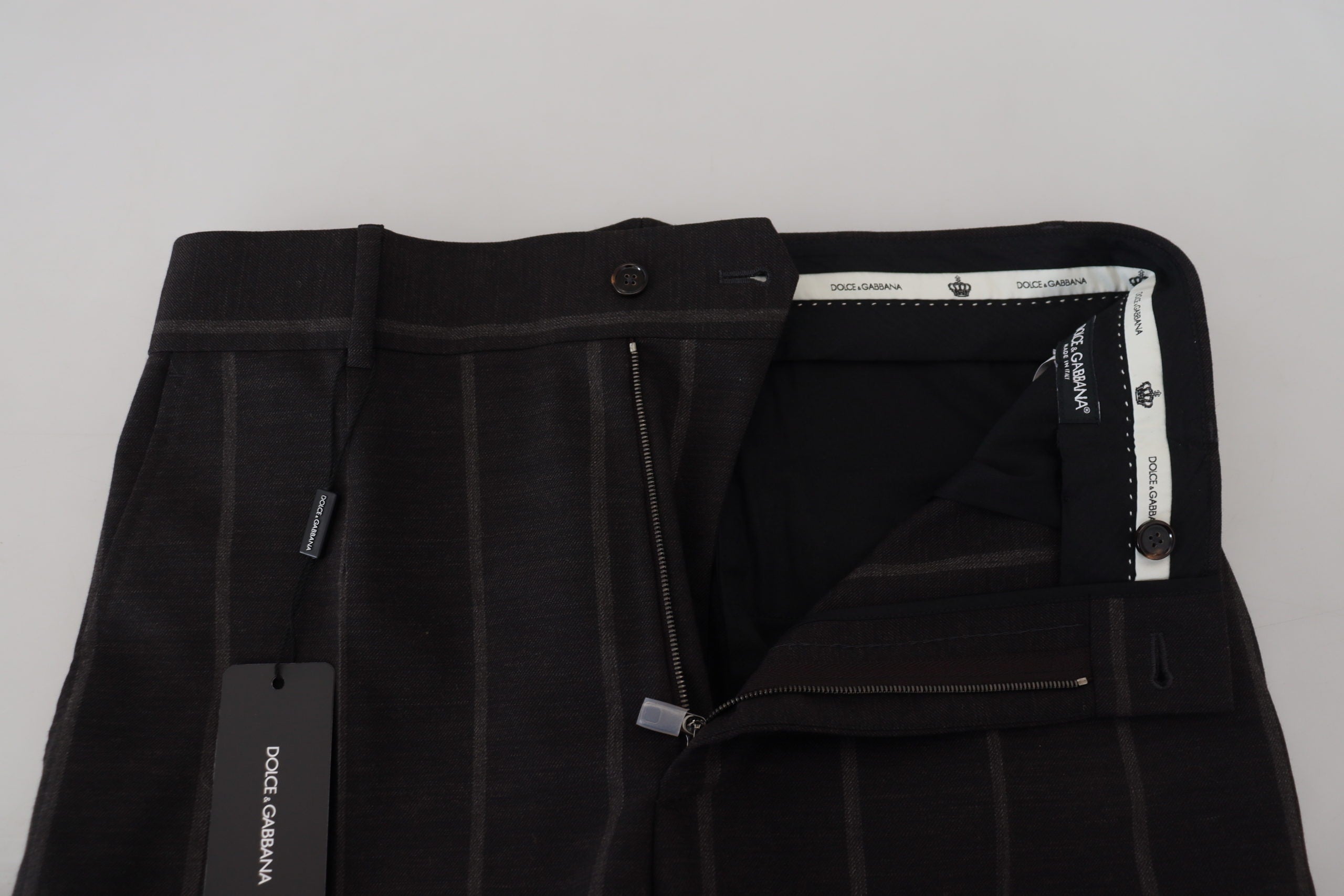 Dolce & Gabbana Schwarze Chino-Hose aus Wolle für Herren