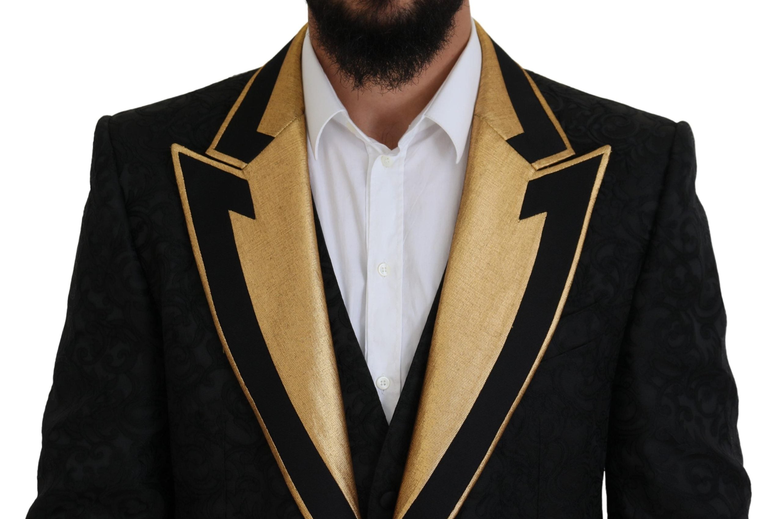Dolce & Gabbana Anzug Slim Fit "Black Gold Fantasy"