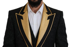 Dolce & Gabbana Anzug Slim Fit "Black Gold Fantasy"