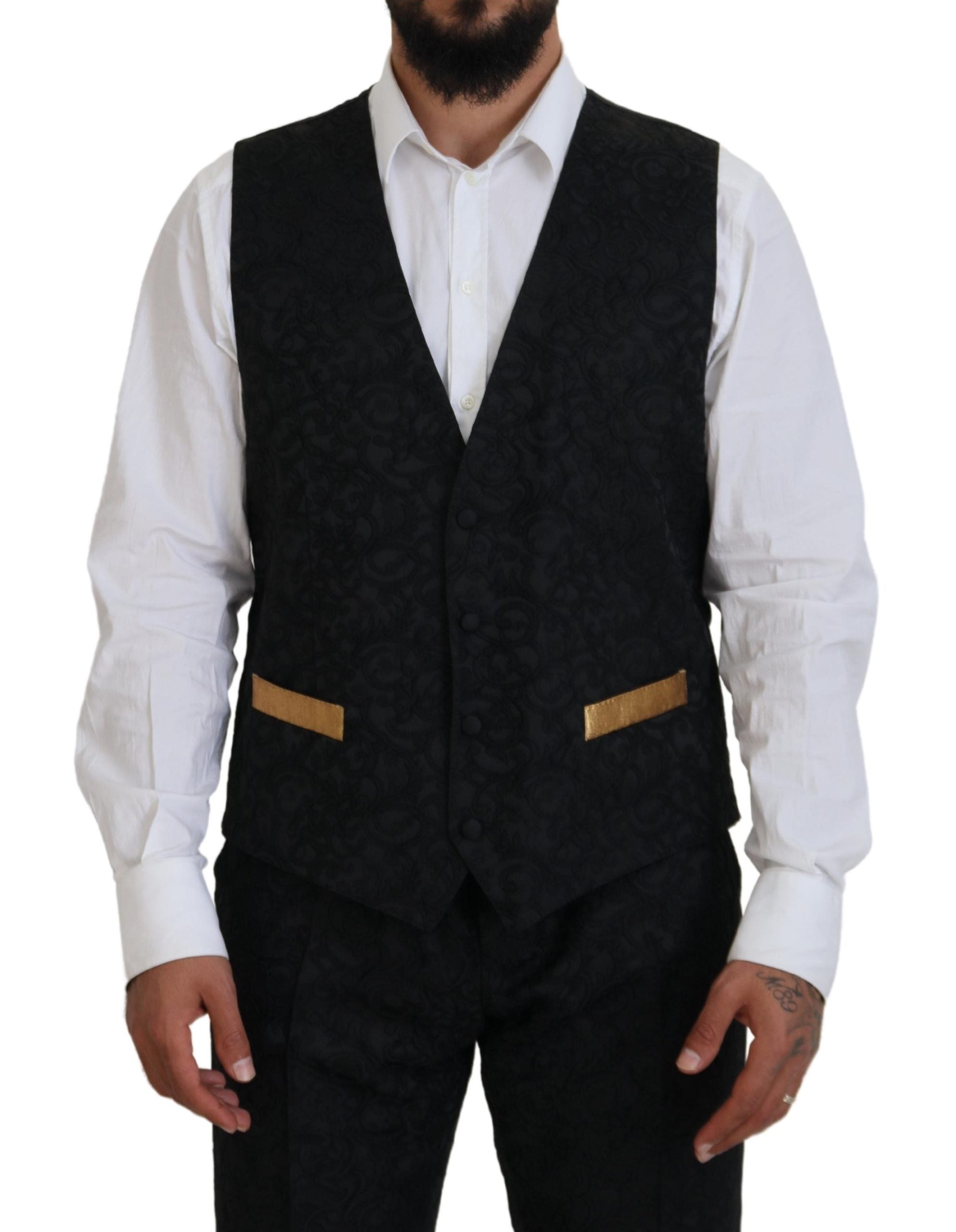 Dolce & Gabbana Anzug Slim Fit "Black Gold Fantasy"