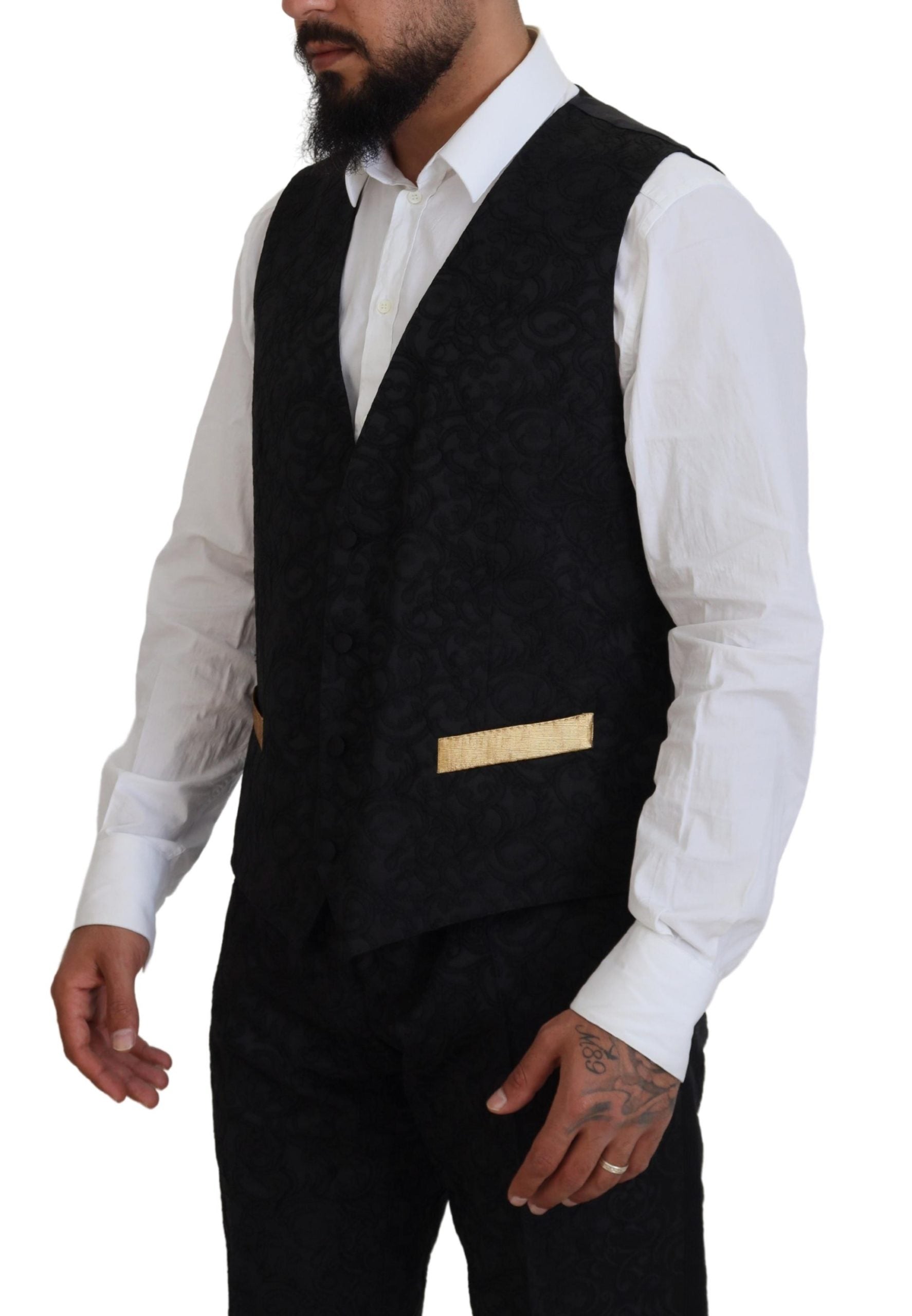 Dolce & Gabbana Anzug Slim Fit "Black Gold Fantasy"