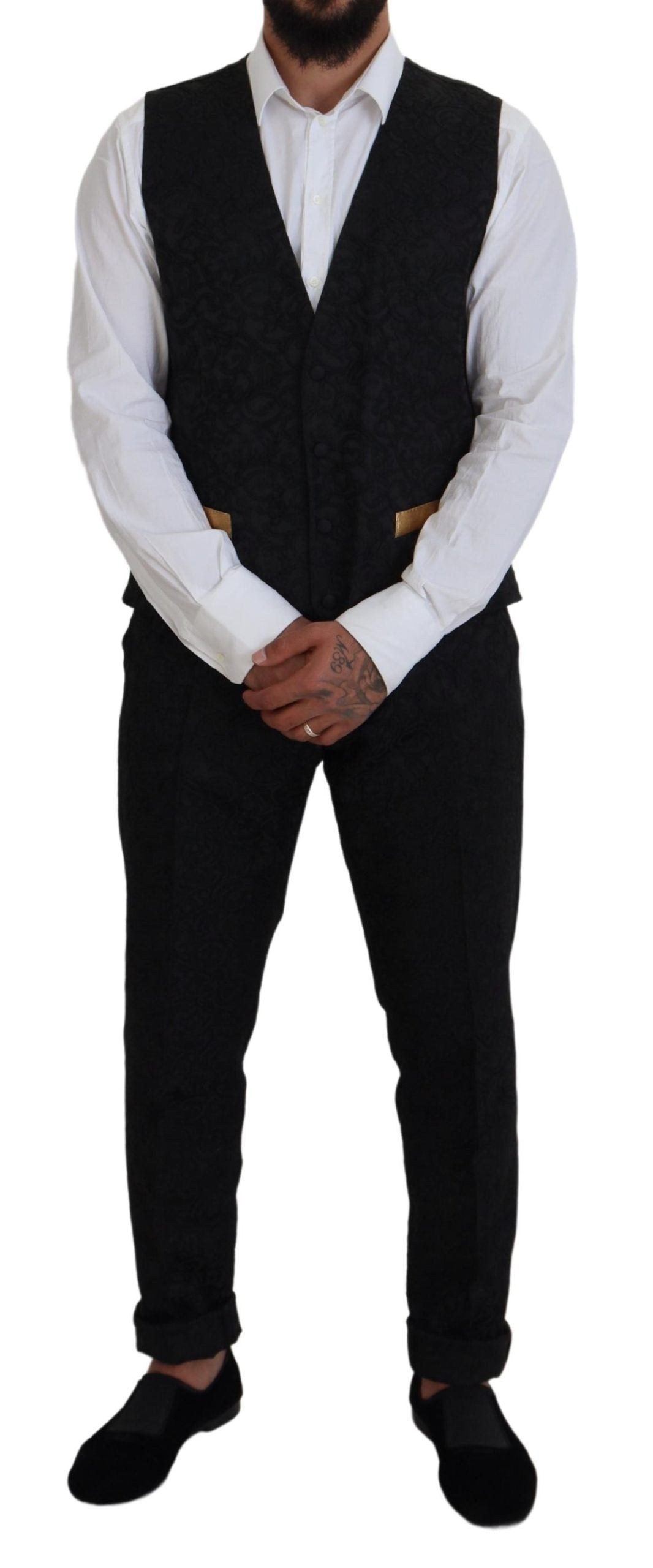 Dolce & Gabbana Anzug Slim Fit "Black Gold Fantasy"