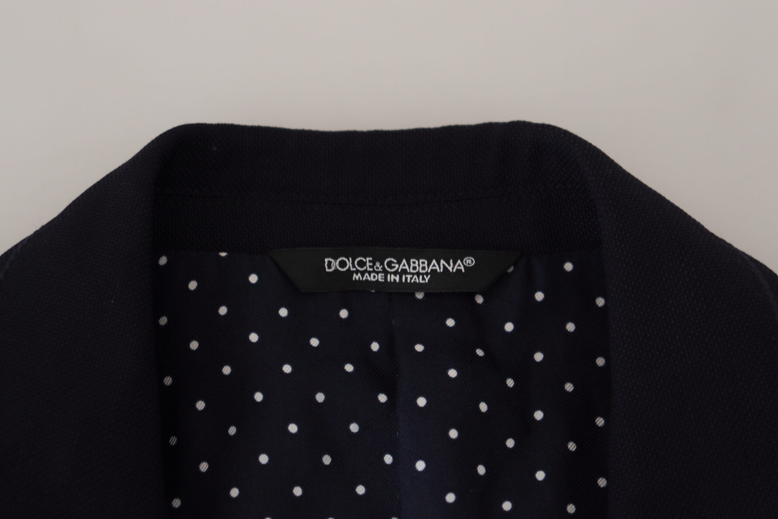 Dolce & Gabbana Blauer Taormina Blazer aus Wolle