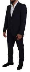 Dolce & Gabbana Blue Single Breasted 2 Piece MARTINI Suit