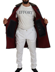 Dolce & Gabbana Schwarzer Trench-Kapuzenparka Baumwolljacke