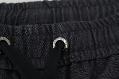 Dolce & Gabbana Graue Tapered Baumwollhose