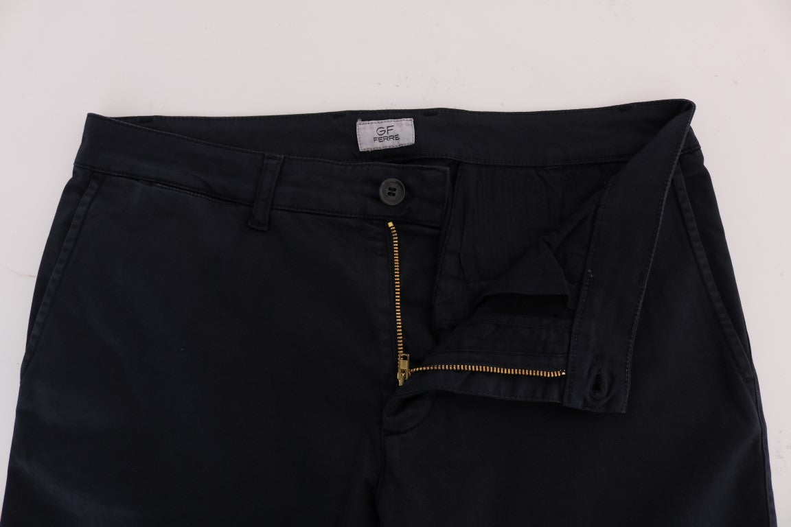 GF Ferre Blue Chinos aus Baumwoll-Stretch