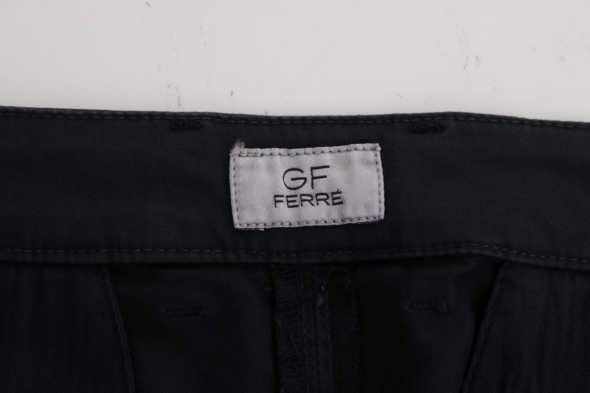GF Ferre Blue Chinos aus Baumwoll-Stretch