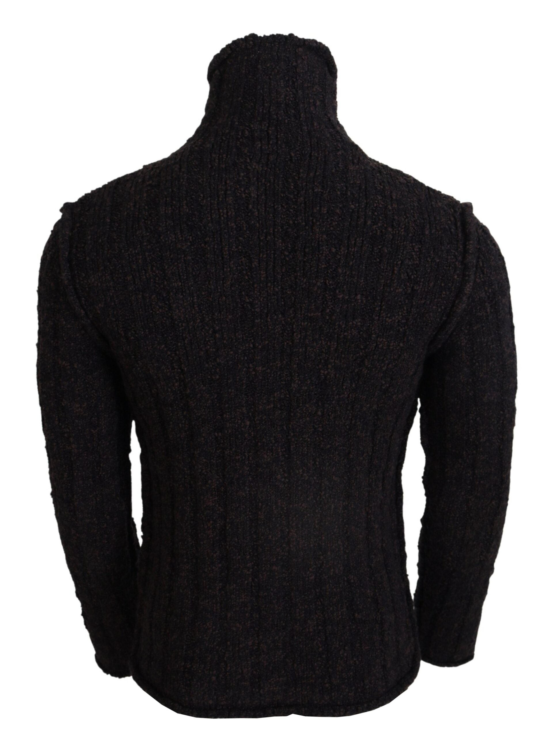 Dolce & Gabbana Bruine wollen gebreide coltrui