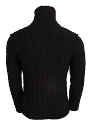 Dolce & Gabbana Bruine wollen gebreide coltrui