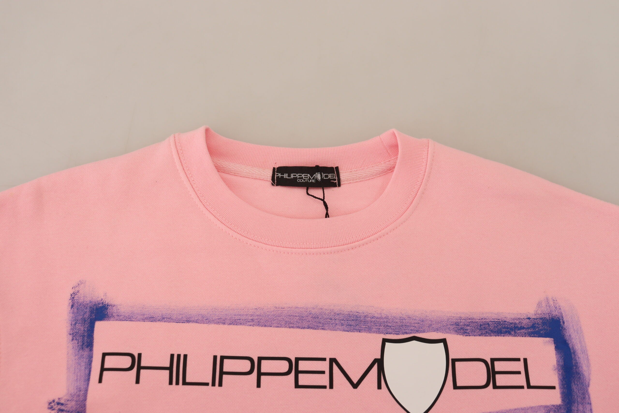 Philippe Model Pullover in Rosa mit Print und langen Ärmeln