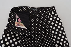 Dolce & Gabbana Broek met hoge taille en veelkleurige polkadots