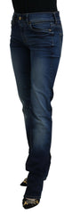 Just Cavalli Damen-Jeans aus blauem Baumwoll-Denim für die Freizeit