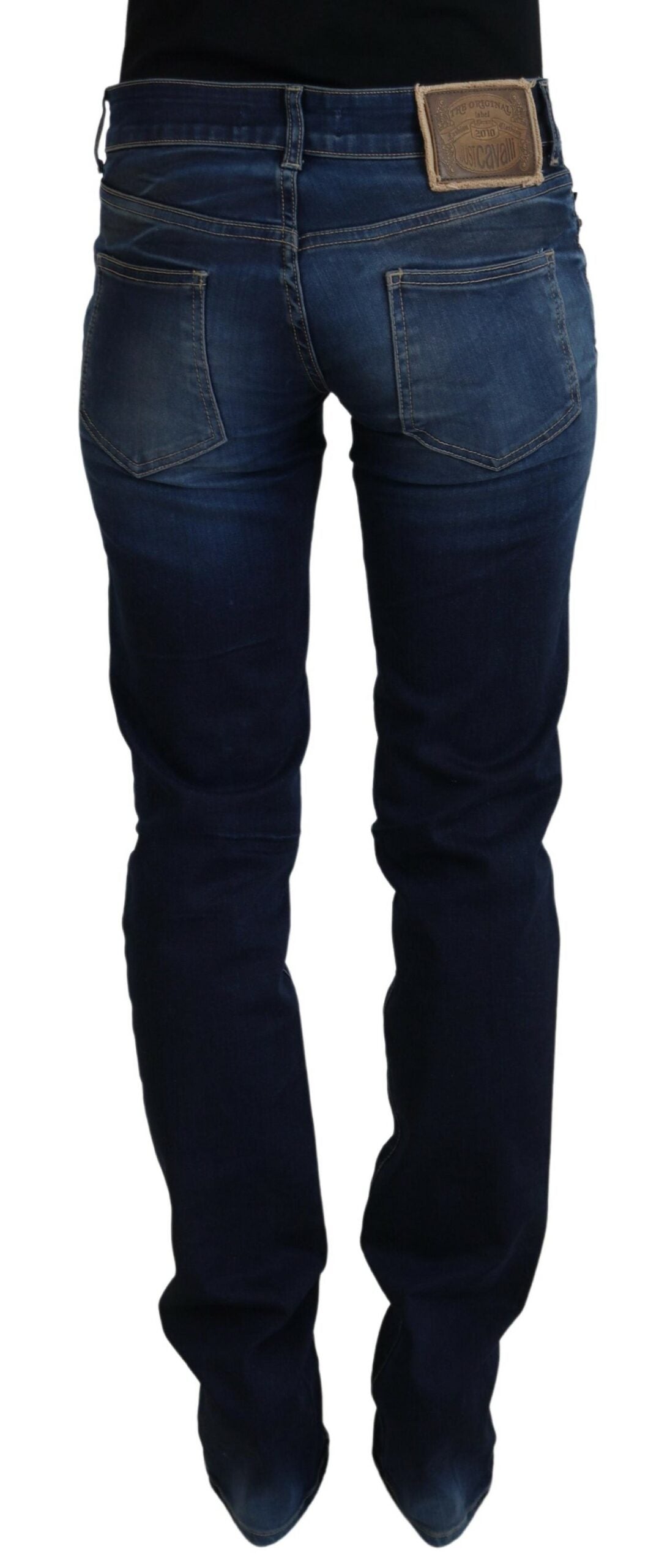Just Cavalli Damen-Jeans aus blauem Baumwoll-Denim für die Freizeit