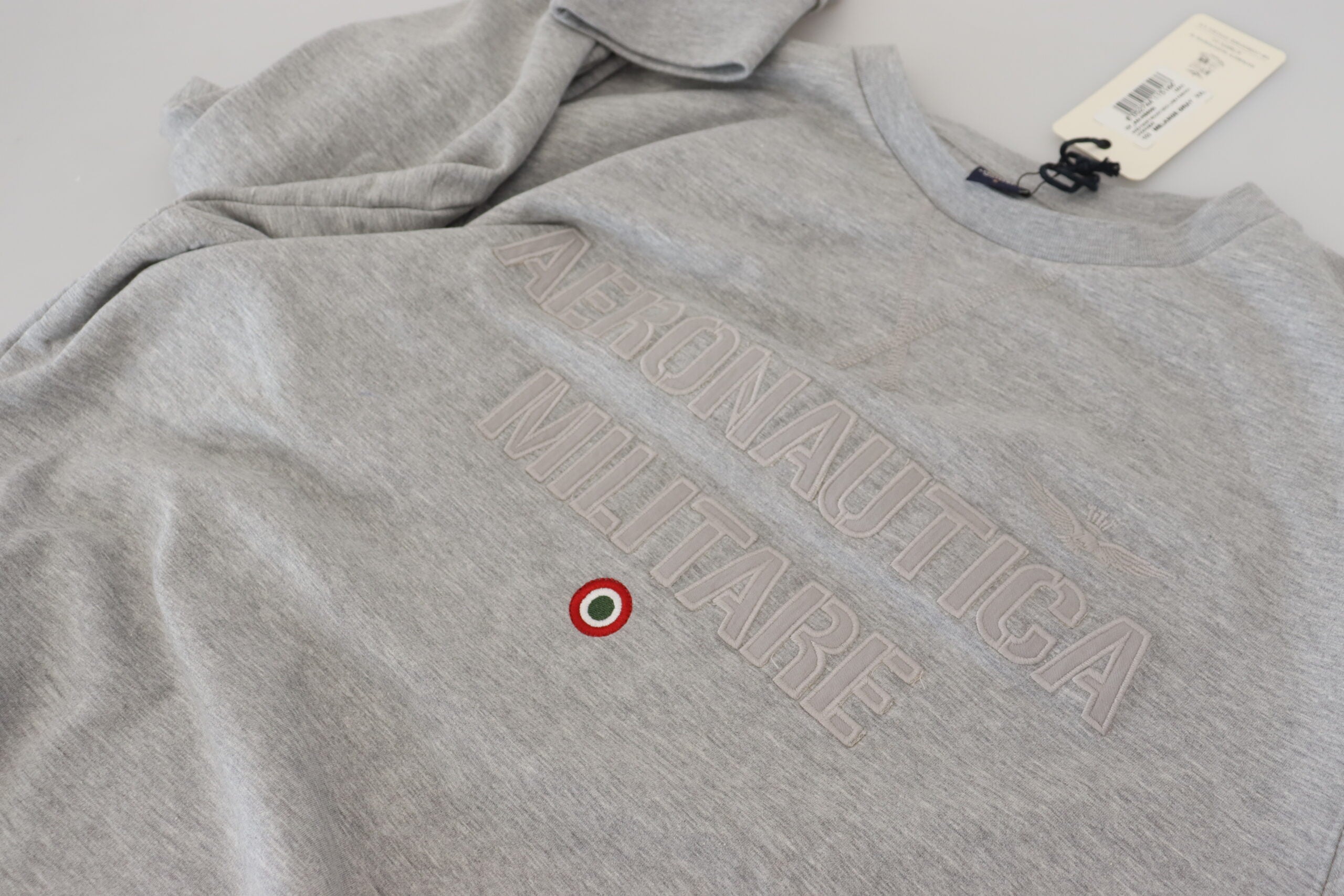 Aeronautica Militare Herren Pullover Sweatshirt Grau