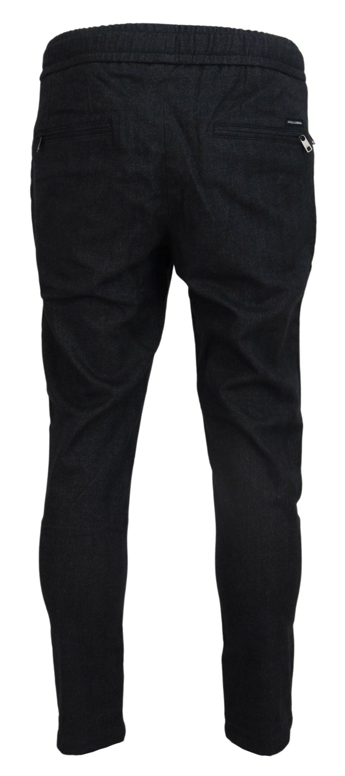 Dolce & Gabbana Graue Jogginghose für Herren aus Baumwolle