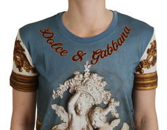 Dolce & Gabbana Meerkleurig DG Logo Engelprint Shirt Top