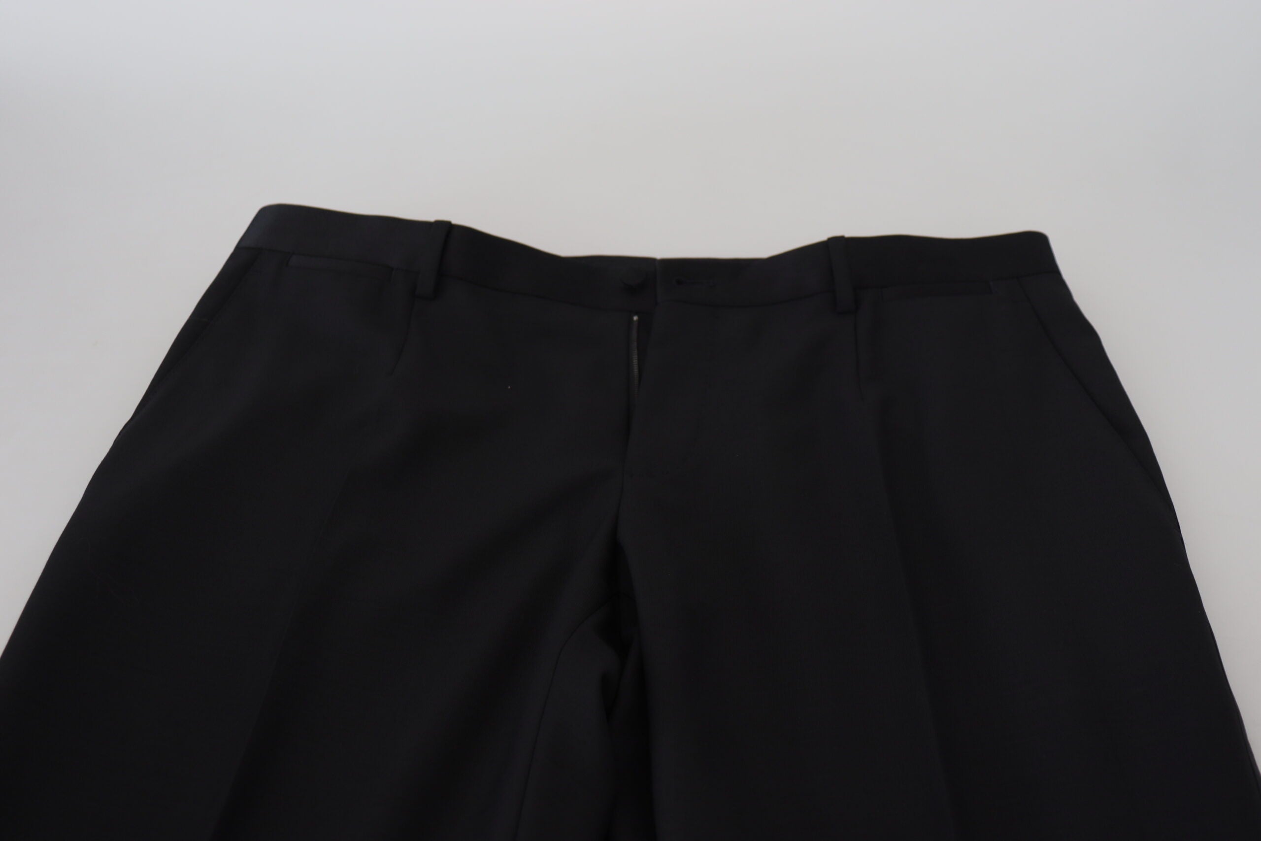 Dolce & Gabbana Schwarze Chino-Hose aus Wolle