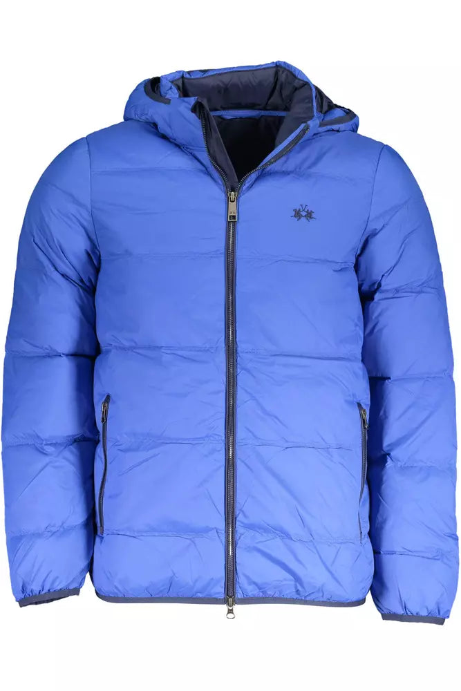 La Martina Blauwe Polyamide Jas