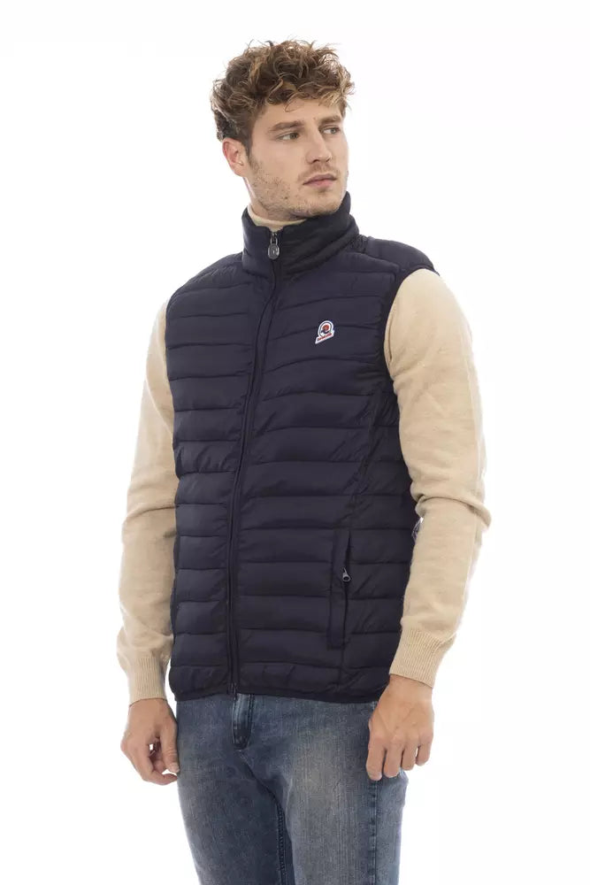 Invicta Ärmellose Jacke aus blauem Polyamid