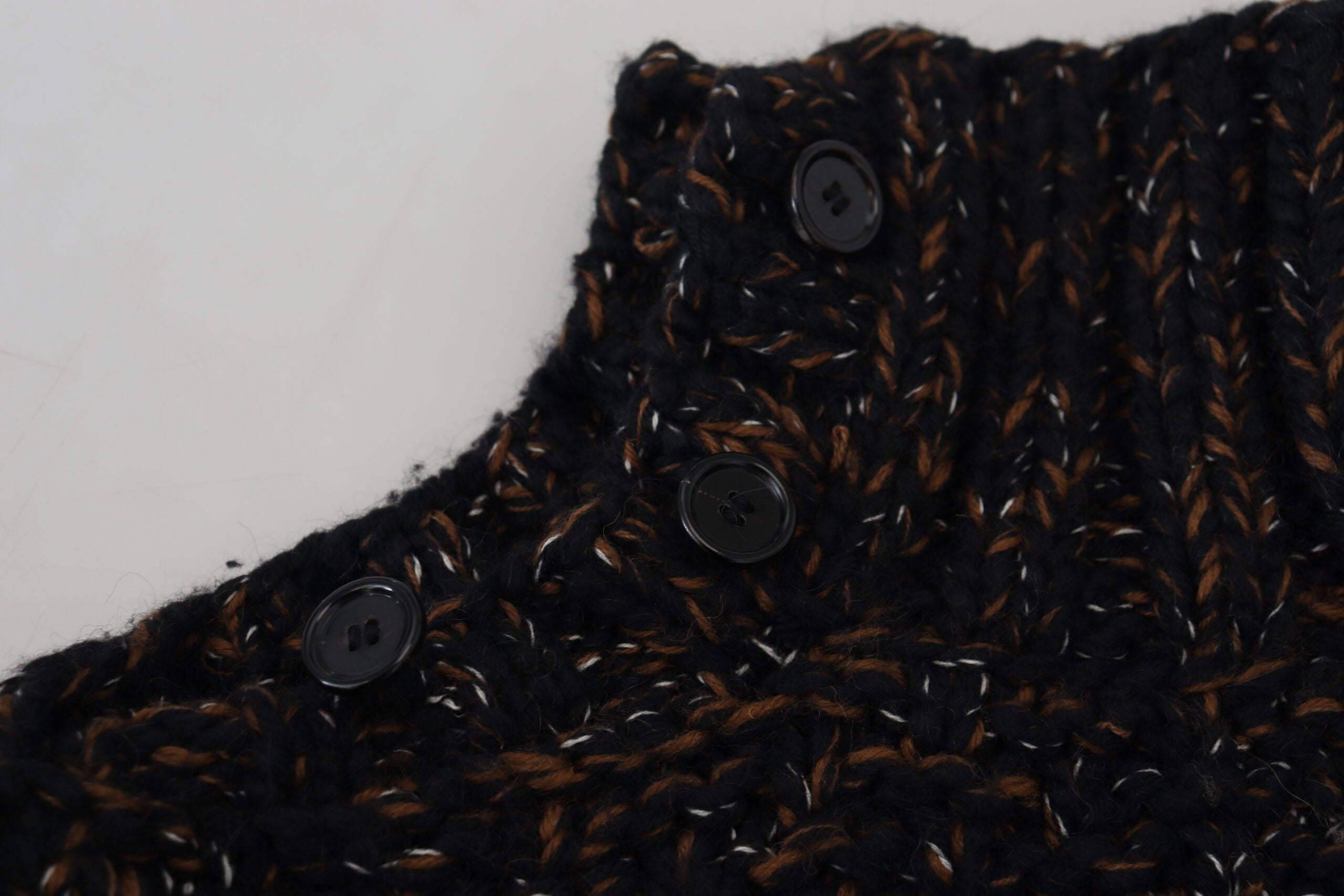 Dolce & Gabbana Brauner Fatto A Mano Rollkragenpullover