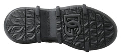 Dolce & Gabbana Zwarte Leren Enkel Laarzen