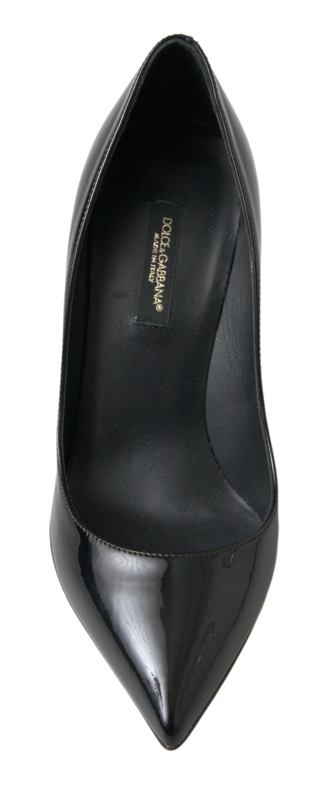 Dolce & Gabbana Schwarze Lackleder High Heels Pumps