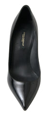 Dolce & Gabbana Schwarze Lackleder High Heels Pumps