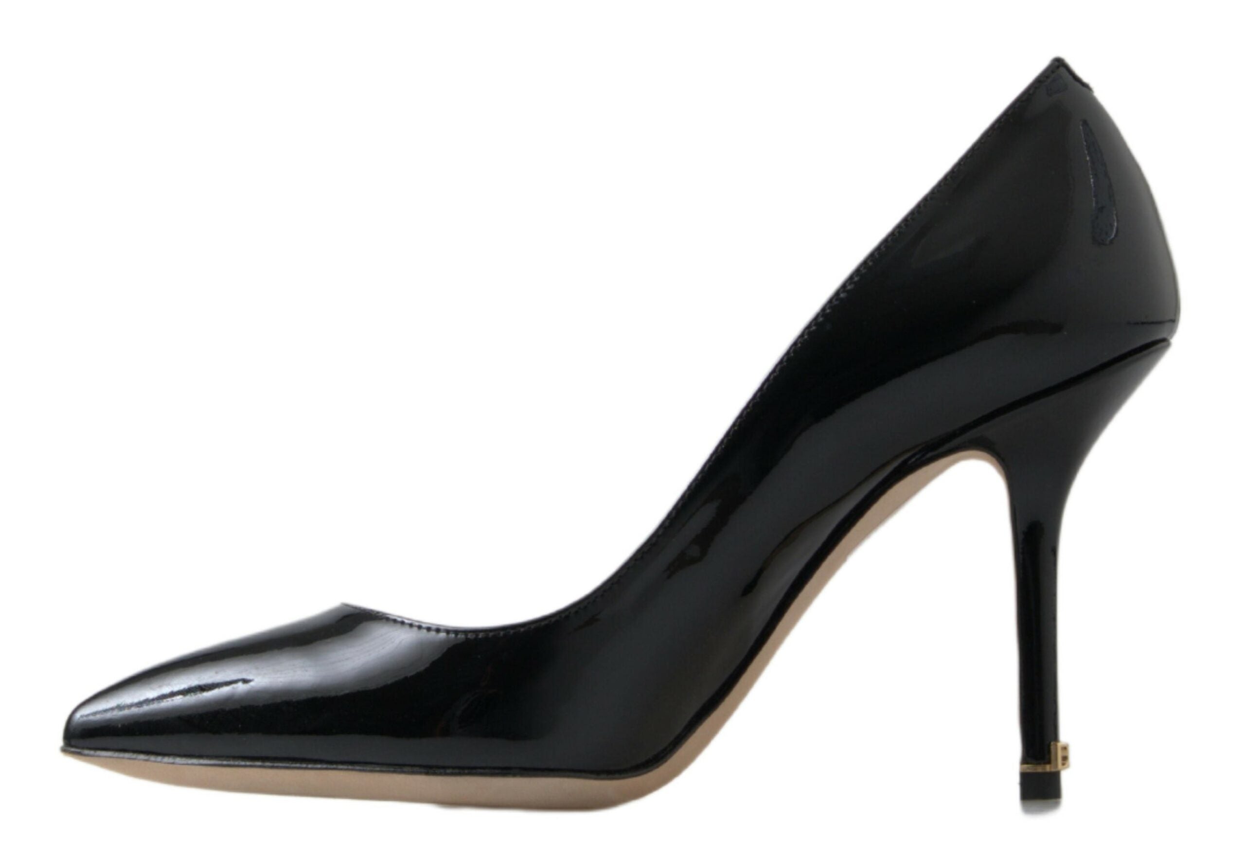 Dolce & Gabbana Schwarze Lackleder High Heels Pumps
