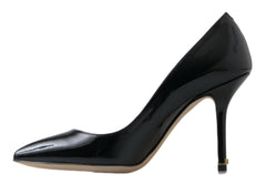 Dolce & Gabbana Schwarze Lackleder High Heels Pumps
