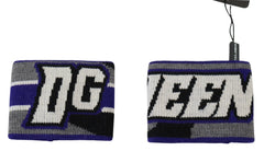 Dolce & Gabbana Paarse Logo Tweedelige Set Polsband