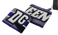 Dolce & Gabbana Paarse Logo Tweedelige Set Polsband