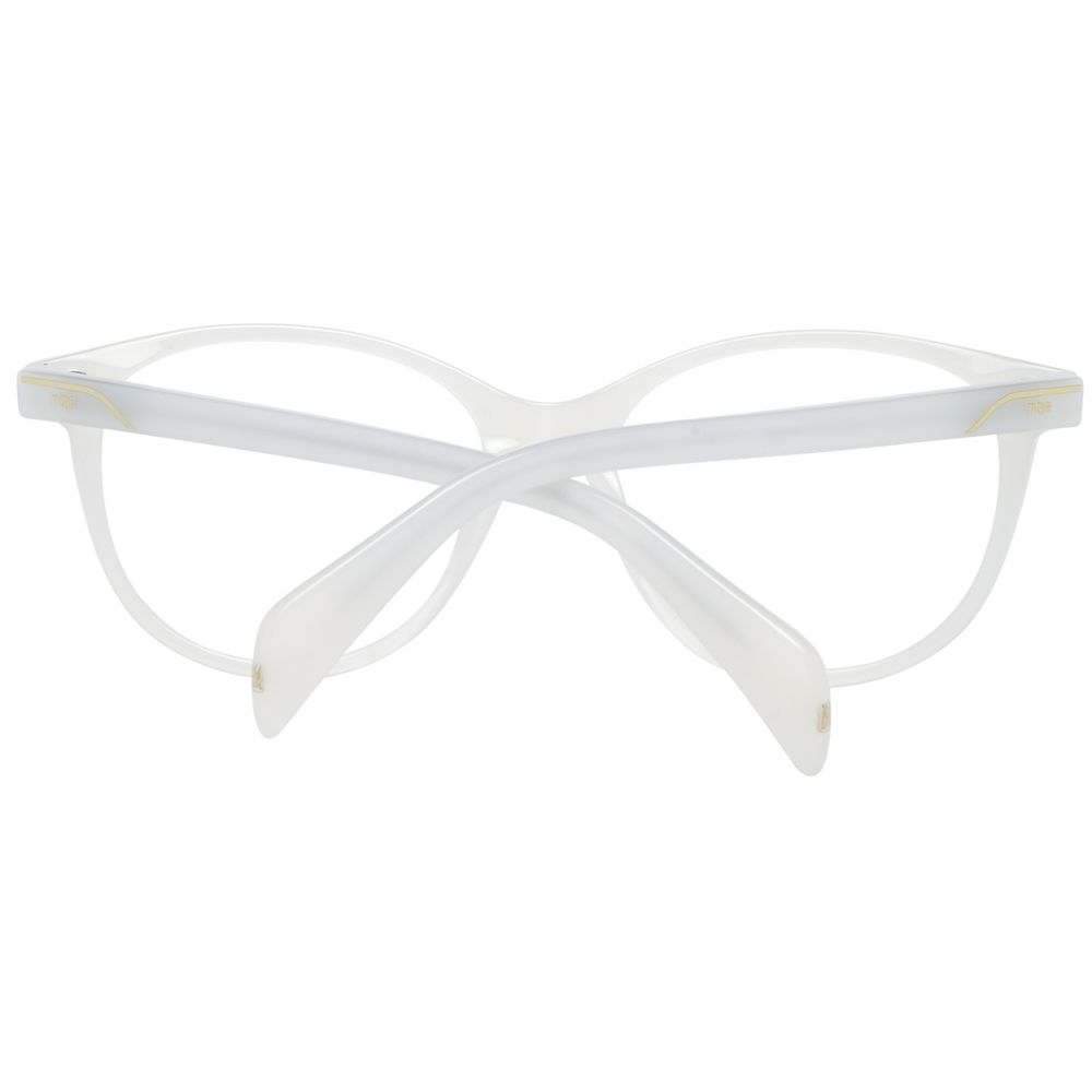 Maje crèmekleurige plastic bril (montuur)