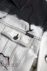 Dolce & Gabbana Multikleurige Katoenen Denim Jas met Kraag